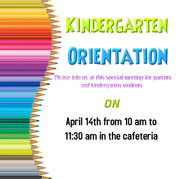 kinder orientation flyer