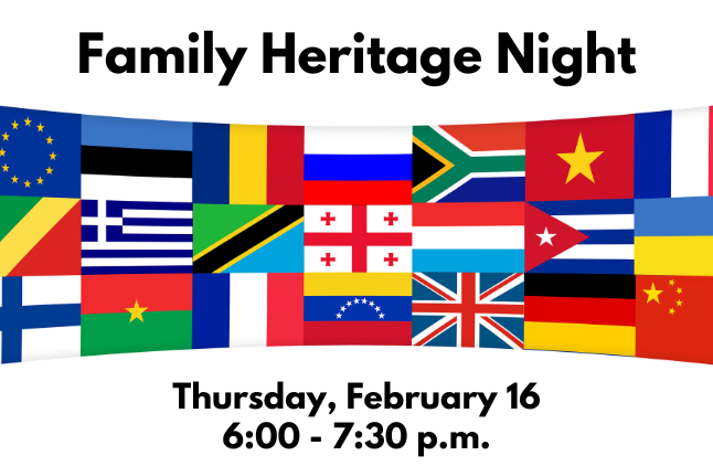 Family Heritage Night banner