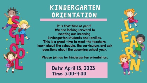 kindergarten orientation