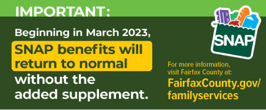 SNAP Benefit Changes Flyer