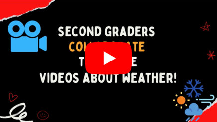 2nd graders collaborate about weather