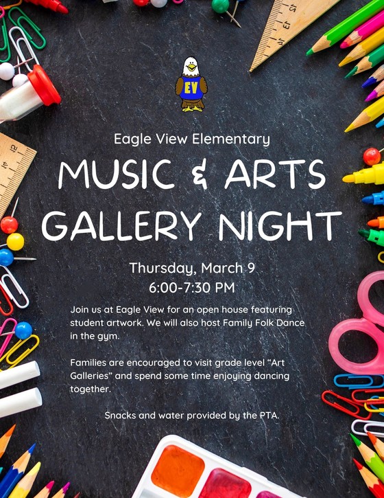 Music and Arts Night Flyer