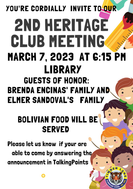 family heritage club flyer