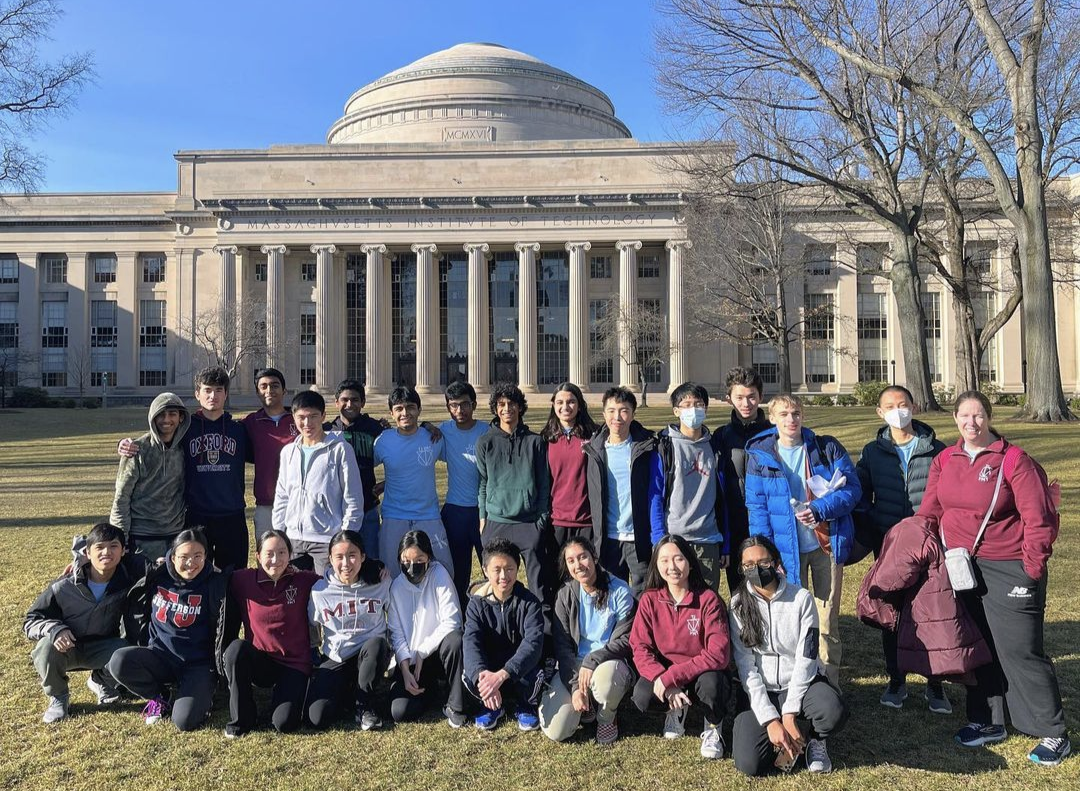 Varsity Math Team on MIT campus