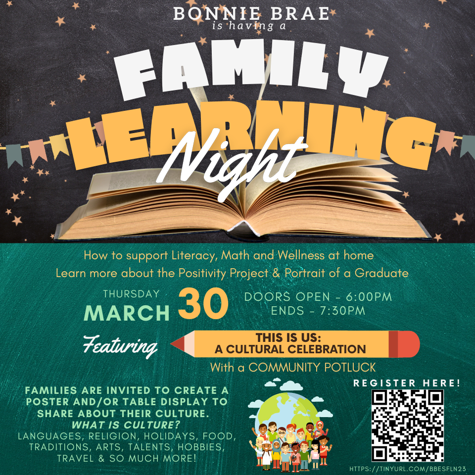 Family Learning Night Flyer