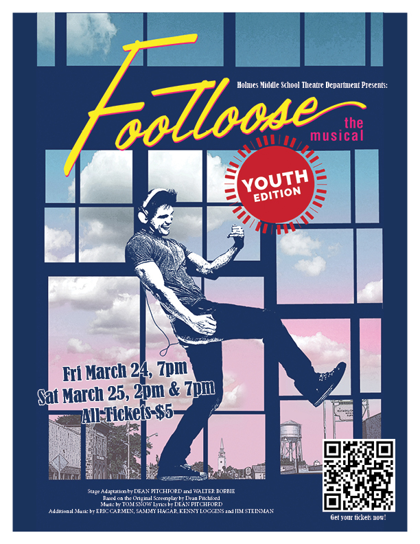 Footloose musical flyer