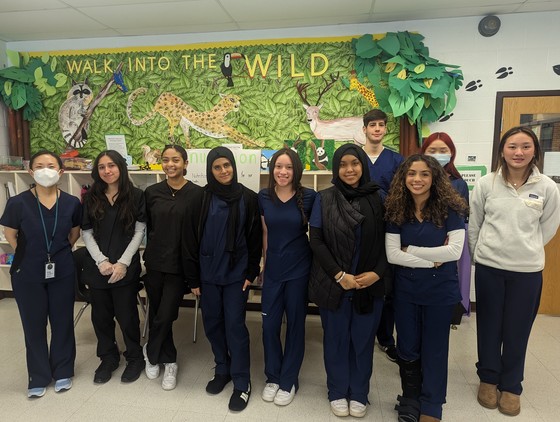 Dental students provide dental screening at Mason Crest ES