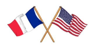 French American Flags