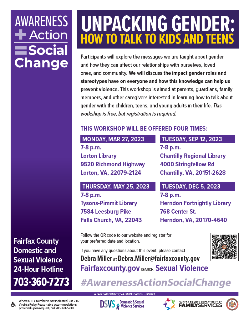 Unpacking Gender Flyer 