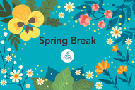 Spring break graphic