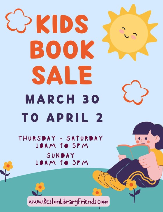 Kids Book Sale Poster