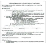 Early College Agreement Form
