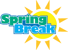 Spring Break is April 3-7.