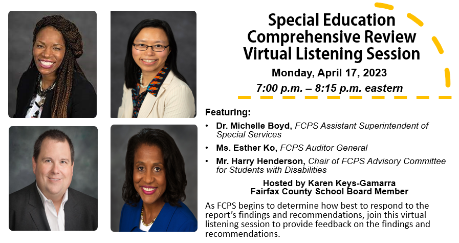 Special Education Virtual Listening Session 