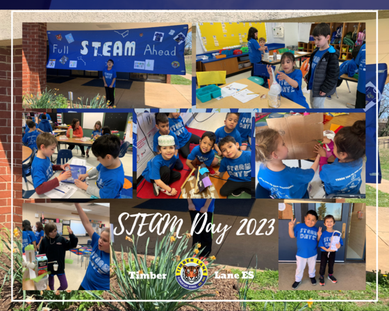 students engaged in the engineering design process on STEAM Day