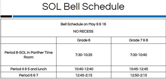 SOL Bell Schedule 1