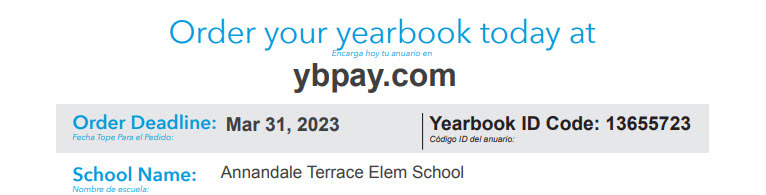 Yearbook sale