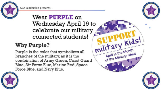 Purple Up! Spirit Day