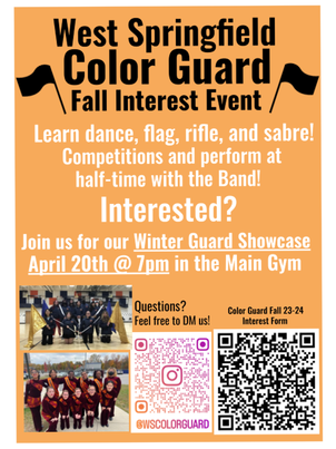 Color Guard Fall Interest