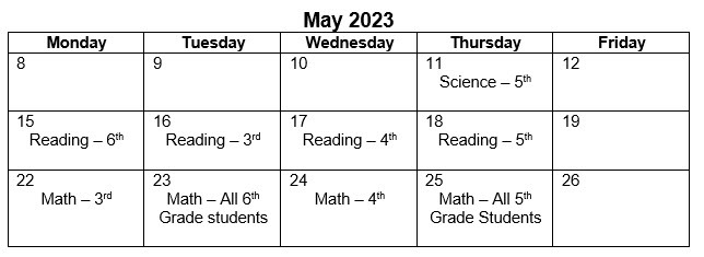 SOL Schedule