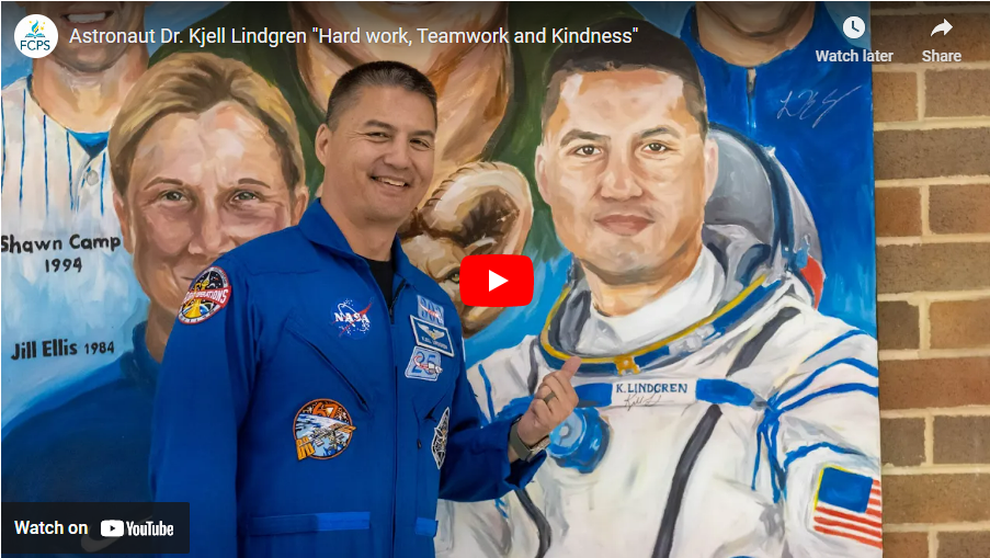 Astronaut and FCPS Alum Dr. Lindgren