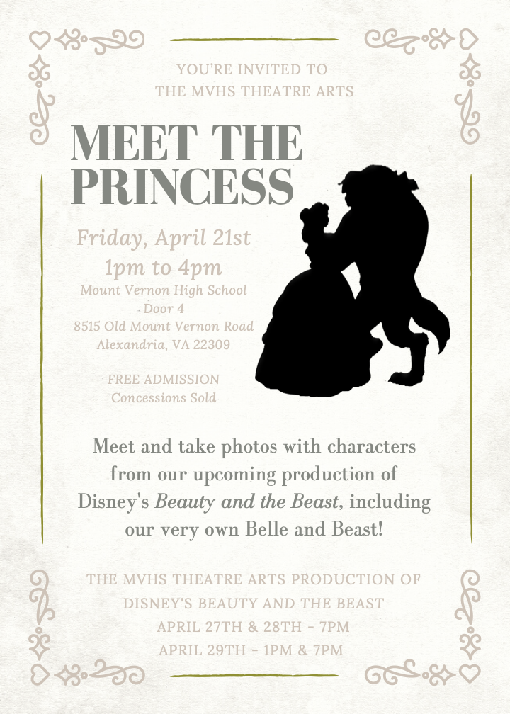 MVHS Meet the Princess Event
