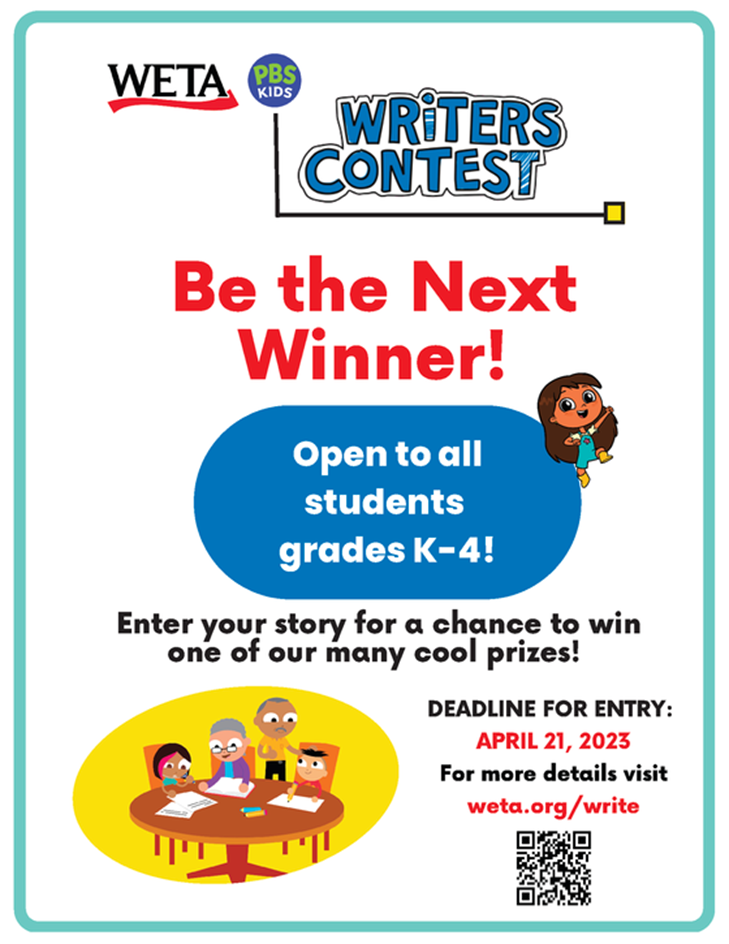 WETA PBS Kids Writers Contest