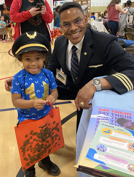Career day with student