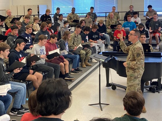 Army Chorus visits Chorus