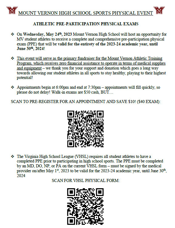 MVHS Physical Night 
