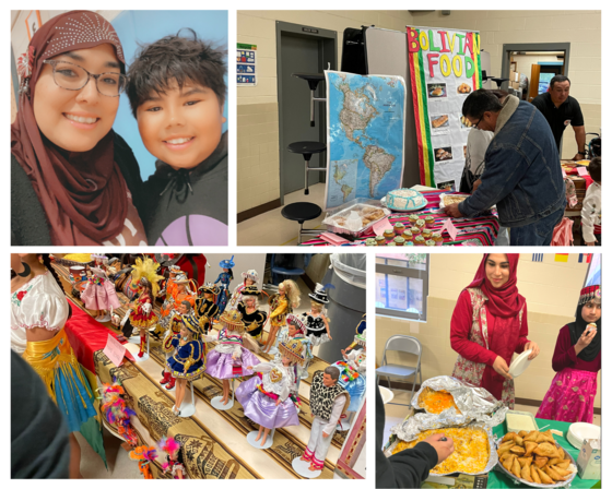 International night collage