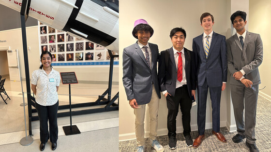 Collage of students at Virginia History Day Competition