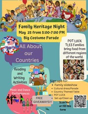 family heritage night flyer