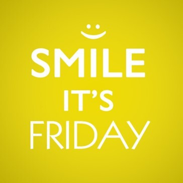 smile its Friday graphic