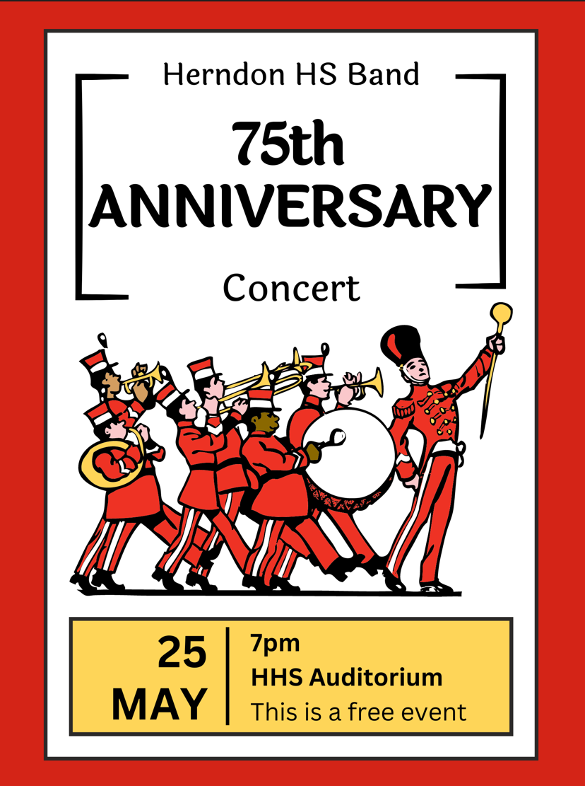 Herndon HS 75th Anniversary band concert