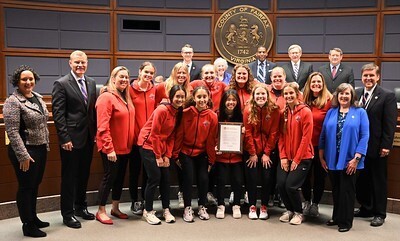Madison HS Girls Basketball Team Honored by Board of Supervisors