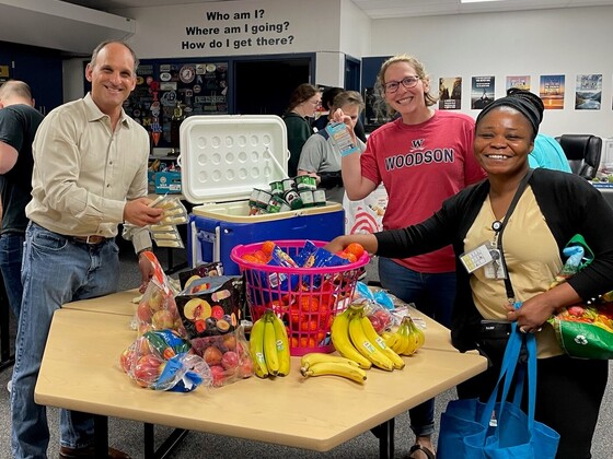 PTSO Snack Wagon during Teacher Appreciation Week