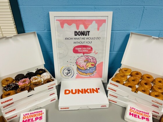 Teacher Appreciation Week Monday "Donut" What We'd Do Without You