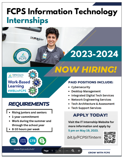 FCPS Information Technology Internships