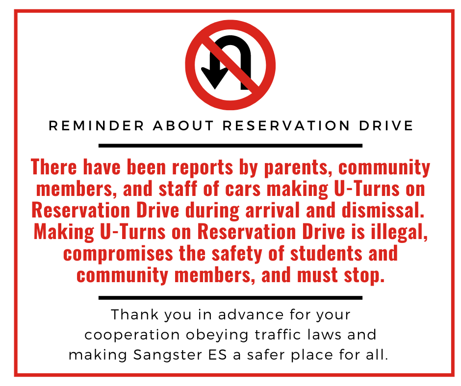 Making U-Turns on Reservation Drive is illegal, and must stop.