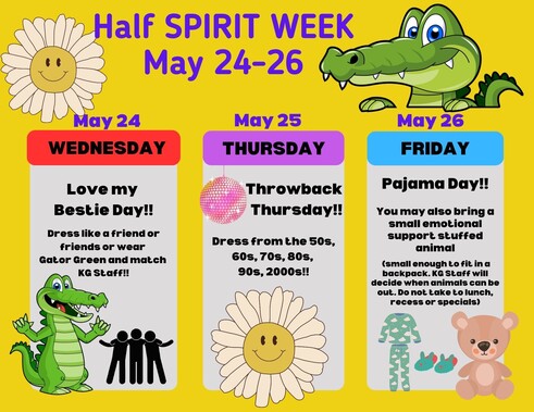 half week spirit week