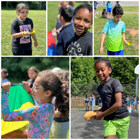 Students during Field Day 