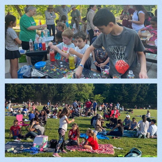 LCES Family Picnic collage.