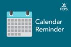 Calendar reminder graphic