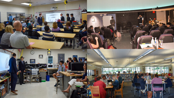 Collage of photos from tjSTAR