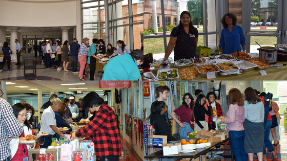 PTSA and SGA luncheon collage