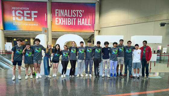 TJ Students Joined by other FCPS students at International Science Fair