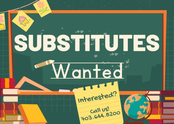 substitutes wanted