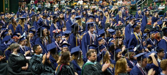 Processing in for Graduation