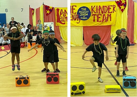 Students as breakdancers